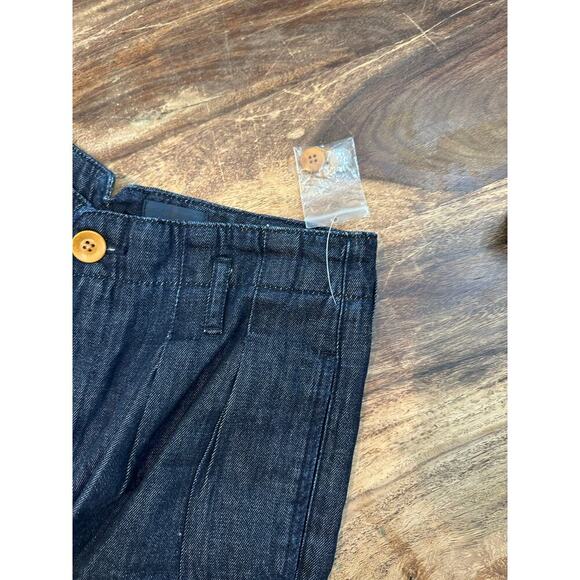 Maeve by Anthropologie high rise cropped pleated Women denim Blue Size 28 - Picture 5 of 7